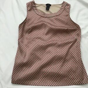 Ann Taylor Tan Sleeveless Shell Top